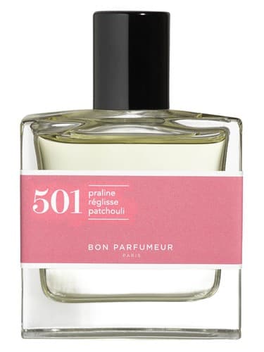 501 praline, licorice, patchouli
