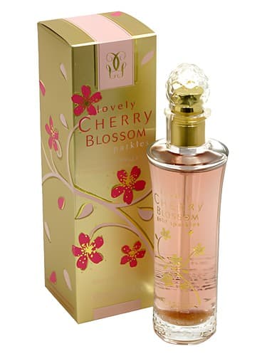 Lovely Cherry Blossom Gold Sparkles