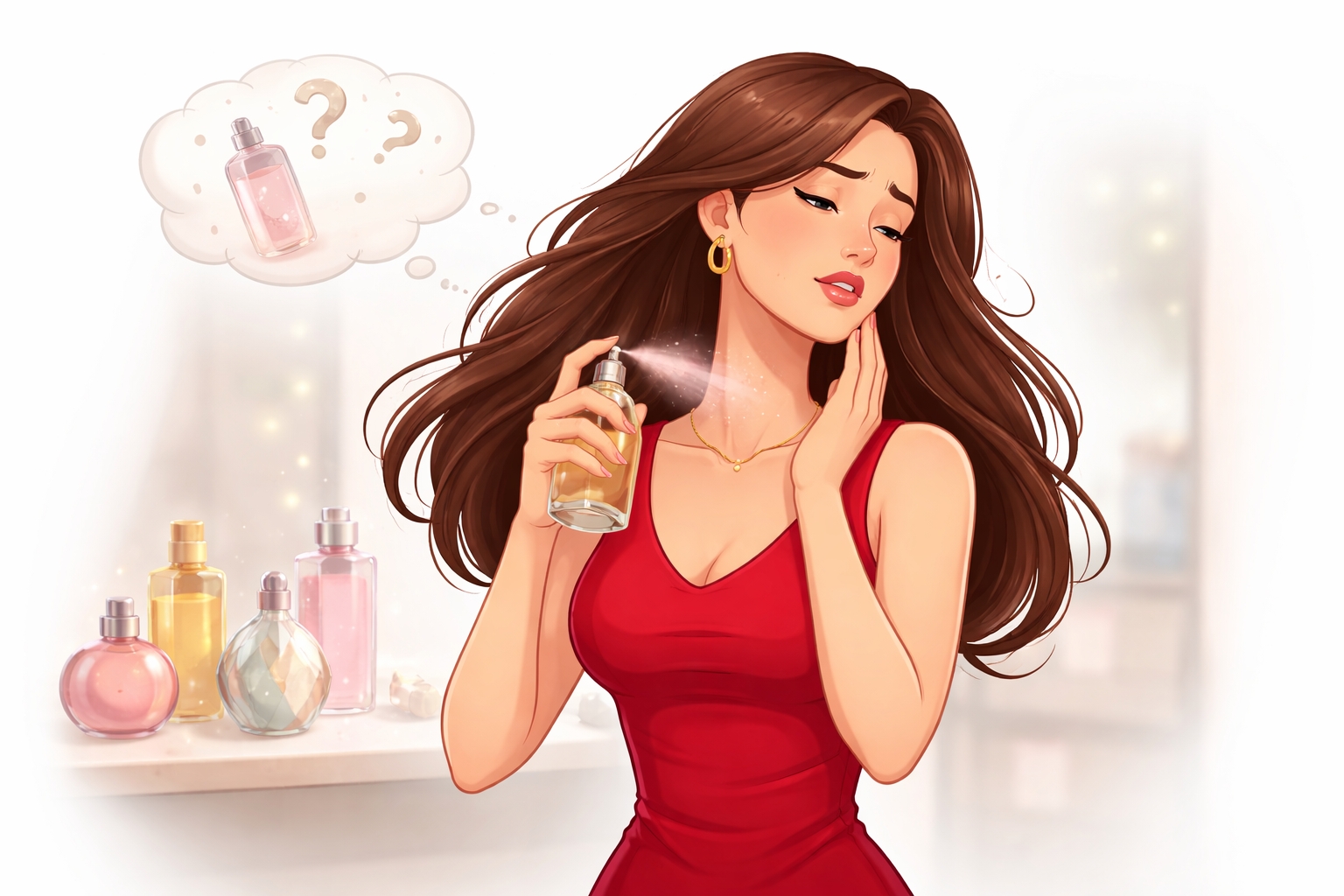 девушка не чувствует аромат после 10 распылений парфюма адаптация обоняния